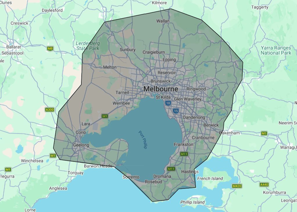 Melbourne Prestige Plumbing & Gas service areas
